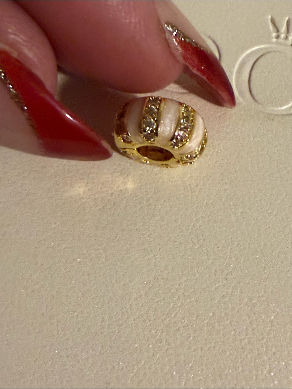 Pandora Stones and Enamel Charm
